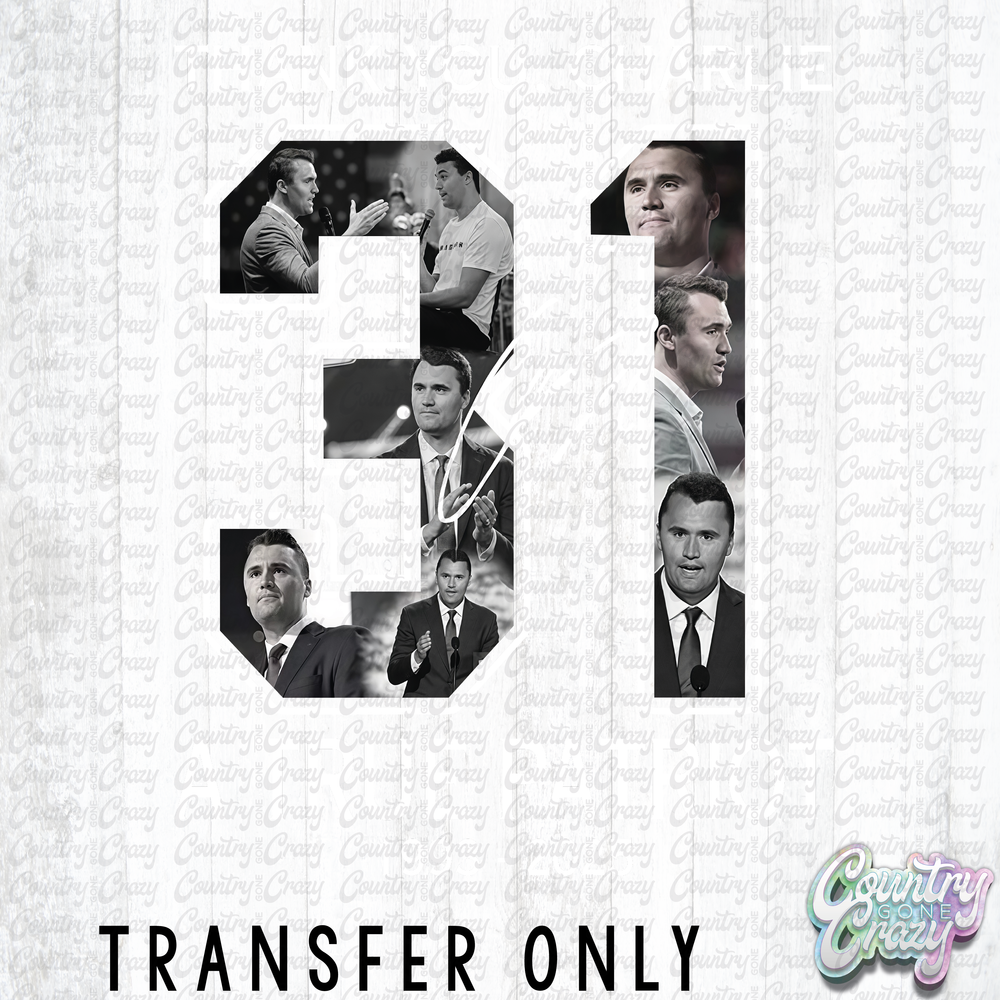 HT4567 • Thank You, Charlie (white letters)-Country Gone Crazy-Country Gone Crazy