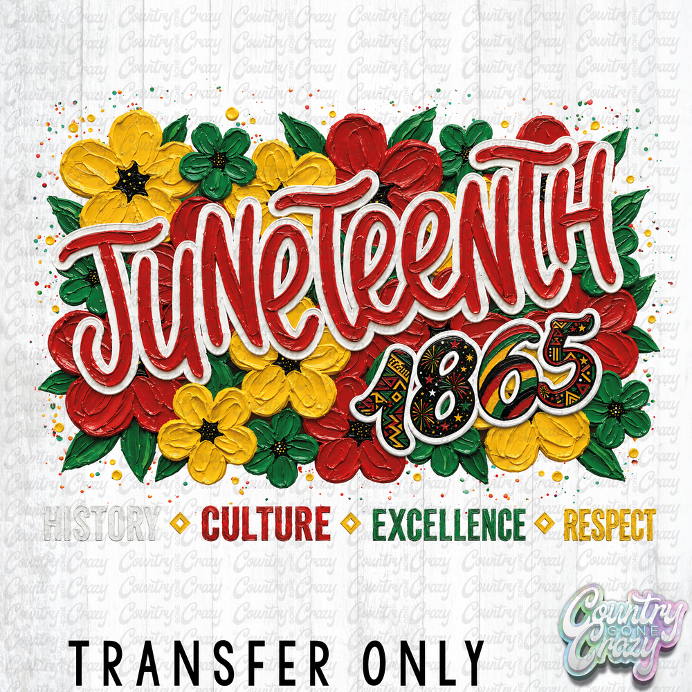 HT5659 • JUNETEENTH FLORAL