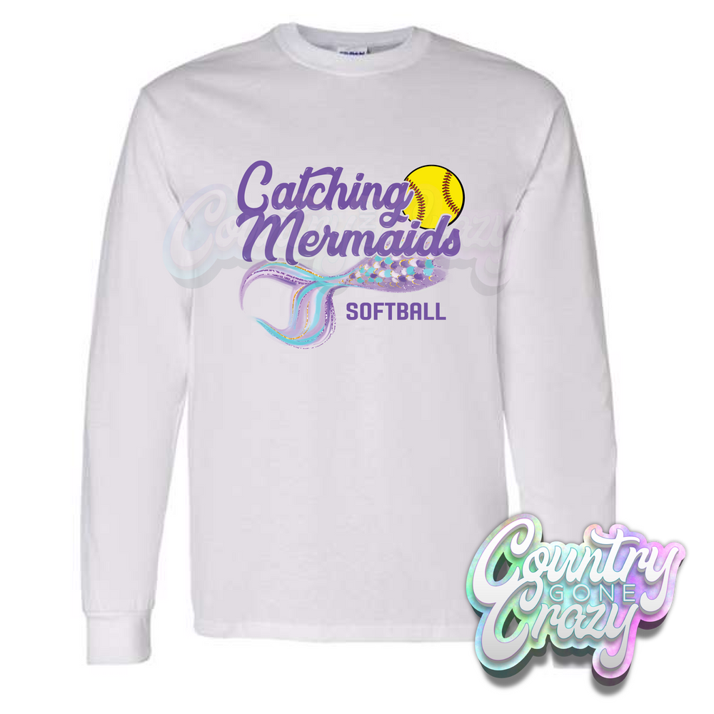 Catching Mermaids Long Sleeve-Country Gone Crazy-Country Gone Crazy