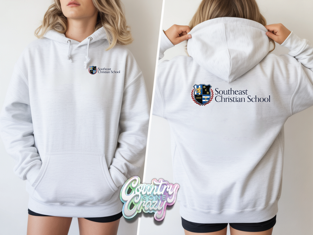Southeast Christian School // Hoodie // Front & Back-Country Gone Crazy-Country Gone Crazy