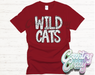 Wildcats •• Dottie •• T-Shirt-Country Gone Crazy-Country Gone Crazy