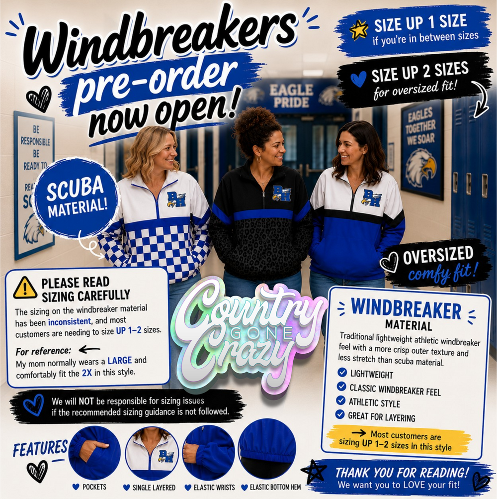 BARBERS HILL WINDBREAKER // *PRE-ORDER**-Country Gone Crazy-Country Gone Crazy