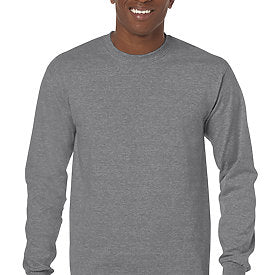 Graphite Heather - Adult Long Sleeve Shirt-Gildan-Country Gone Crazy