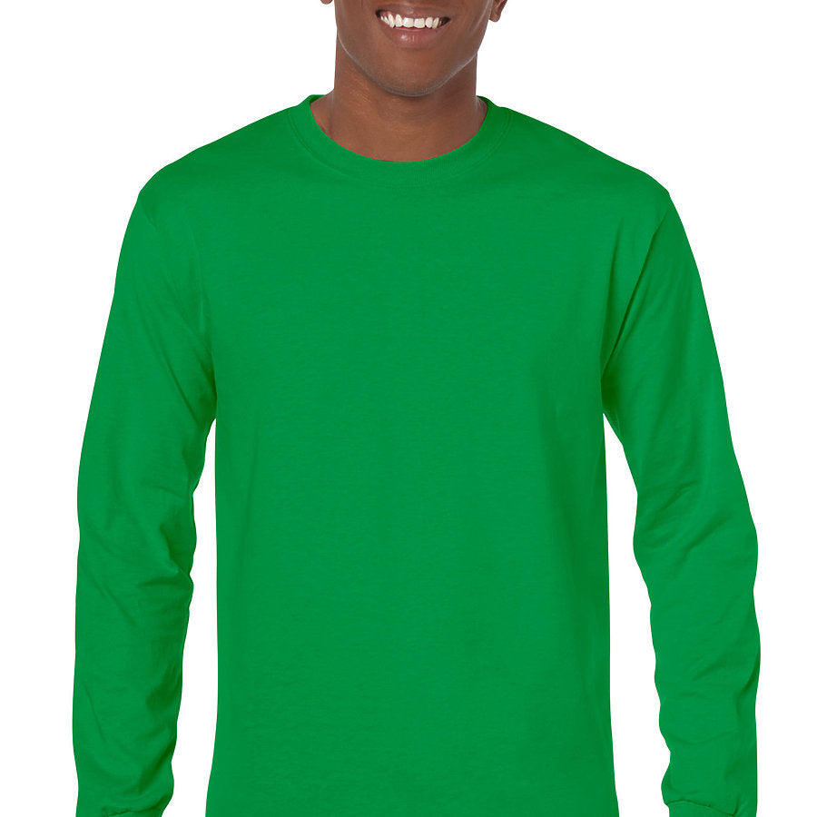 Irish Green - Adult Long Sleeve Shirt-Gildan-Country Gone Crazy