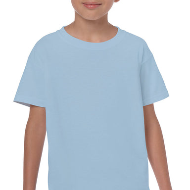 Light Blue - Youth Heavy Cotton T-Shirt-Gildan-Country Gone Crazy