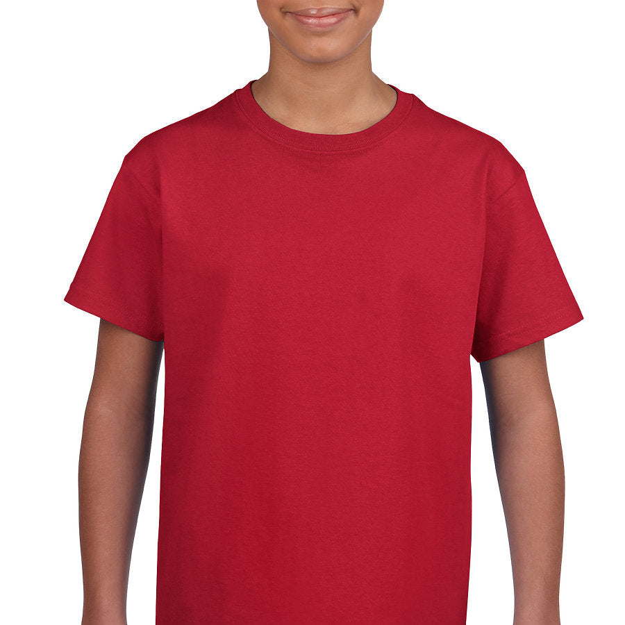 Cherry Red - Youth Heavy Cotton T-Shirt-Gildan-Country Gone Crazy
