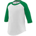 Toddler Raglan - Green Sleeves with White Body-Augusta-Country Gone Crazy