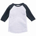 Toddler Raglan - Grey Body with Vintage Navy Sleeves-Rabbit Skins-Country Gone Crazy