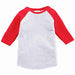 Toddler Raglan - Grey Body with Vintage Red Sleeves-Rabbit Skins-Country Gone Crazy