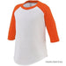 Toddler Raglan - Orange Sleeves with White Body-Augusta-Country Gone Crazy