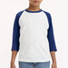 Youth Raglan - Navy Sleeve with White Body-Gildan-Country Gone Crazy