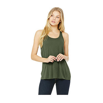 plus size flowy racerback tank