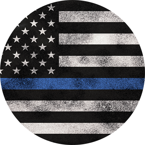 AM016 - Thin Blue Line Flag-Country Gone Crazy-Country Gone Crazy