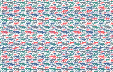 AP014 - Multi-Colored Sharks-Country Gone Crazy-Country Gone Crazy