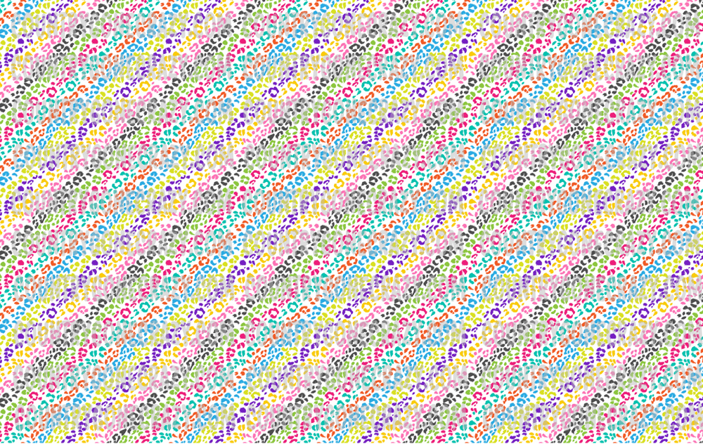 AP036 - Rainbow Cheetah Diagonal-Country Gone Crazy-Country Gone Crazy