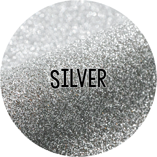 Silver glitter HTV