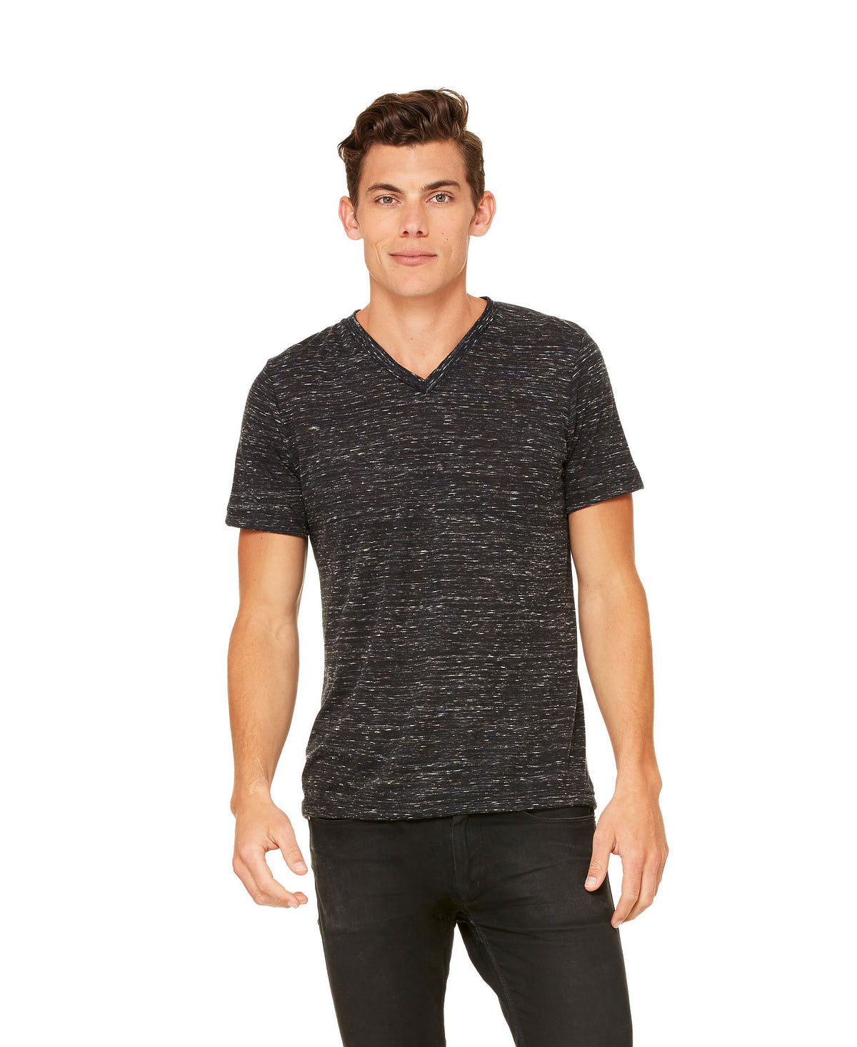 Bella Canvas - Black Marble - Unisex V-Neck — Country Gone Crazy