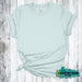 Heather Ice Blue - Short Sleeve T-shirt-Bella + Canvas-Country Gone Crazy
