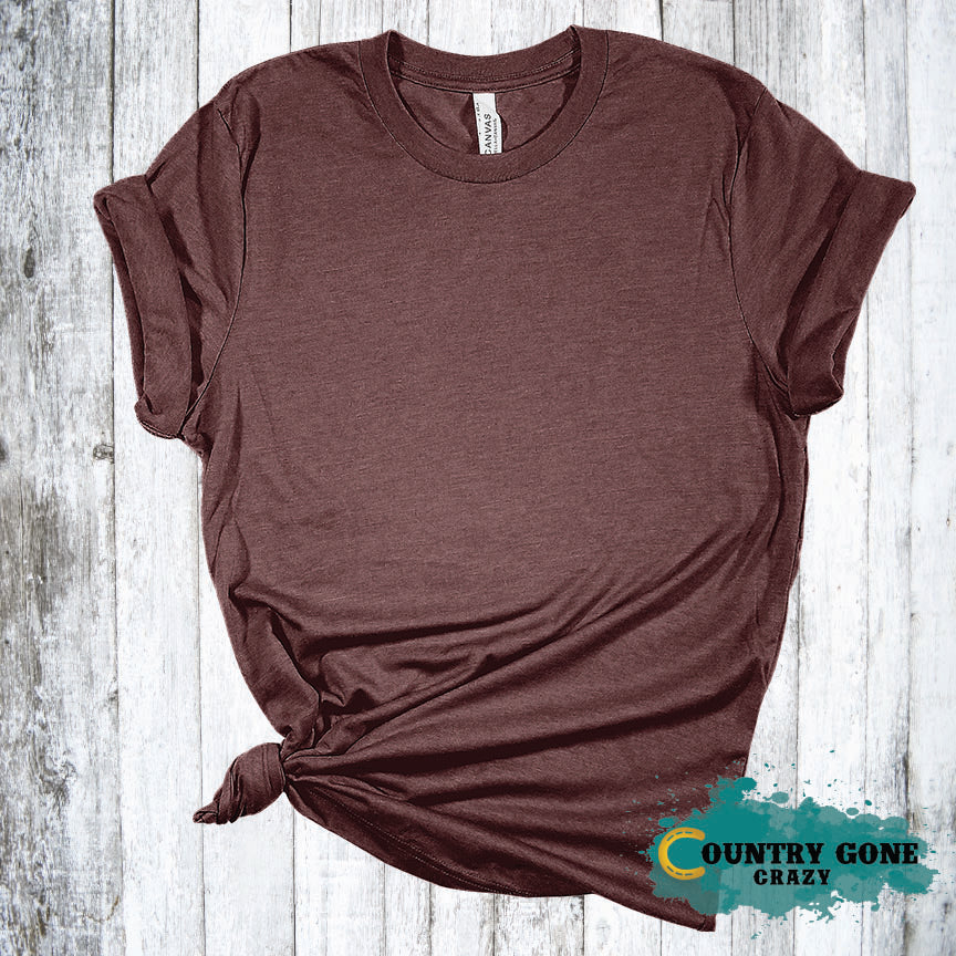 Heather Maroon - Short Sleeve T-shirt