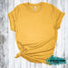 Heather Yellow Gold - Short Sleeve T-Shirt-Bella + Canvas-Country Gone Crazy