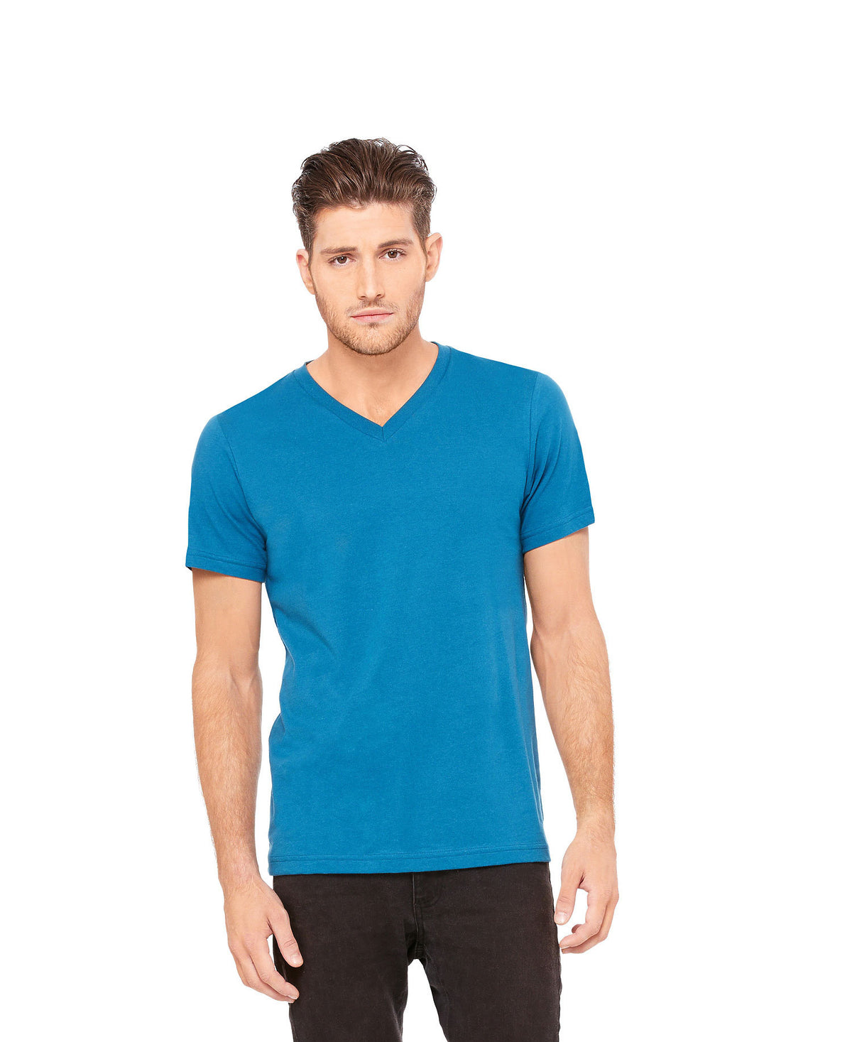 Bella Canvas - Deep Teal - Unisex V-Neck — Country Gone Crazy