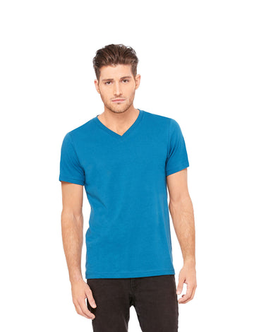 Bella Canvas - Deep Teal - Unisex V-Neck-Bella + Canvas-Country Gone Crazy