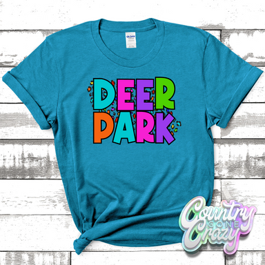 Deer Park Colorful Leopard T-Shirt-Country Gone Crazy-Country Gone Crazy
