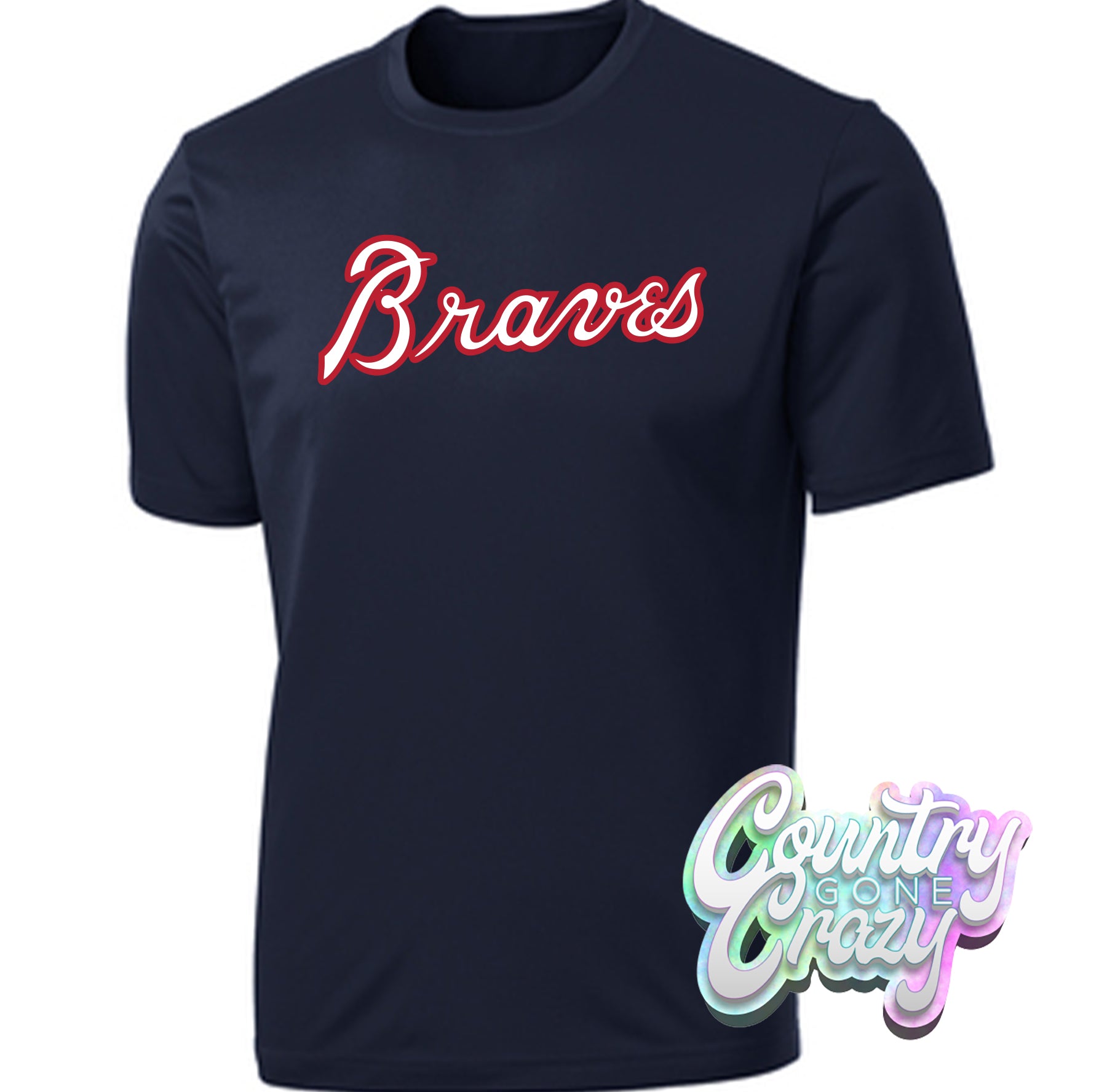 Atlanta Braves - Dry-Fit T-Shirt — Country Gone Crazy