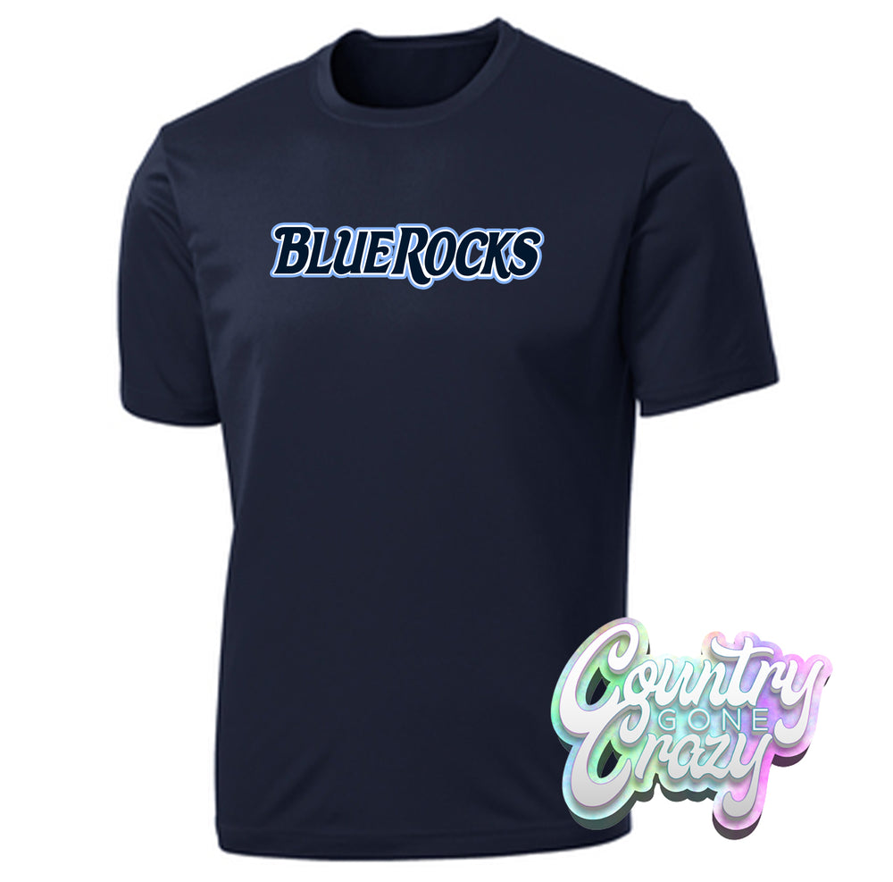 Blue Rocks - Dry-Fit T-Shirt-Port & Company-Country Gone Crazy
