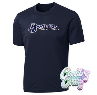 Milwaukee Brewers - Dry-Fit T-Shirt-Port & Company-Country Gone Crazy