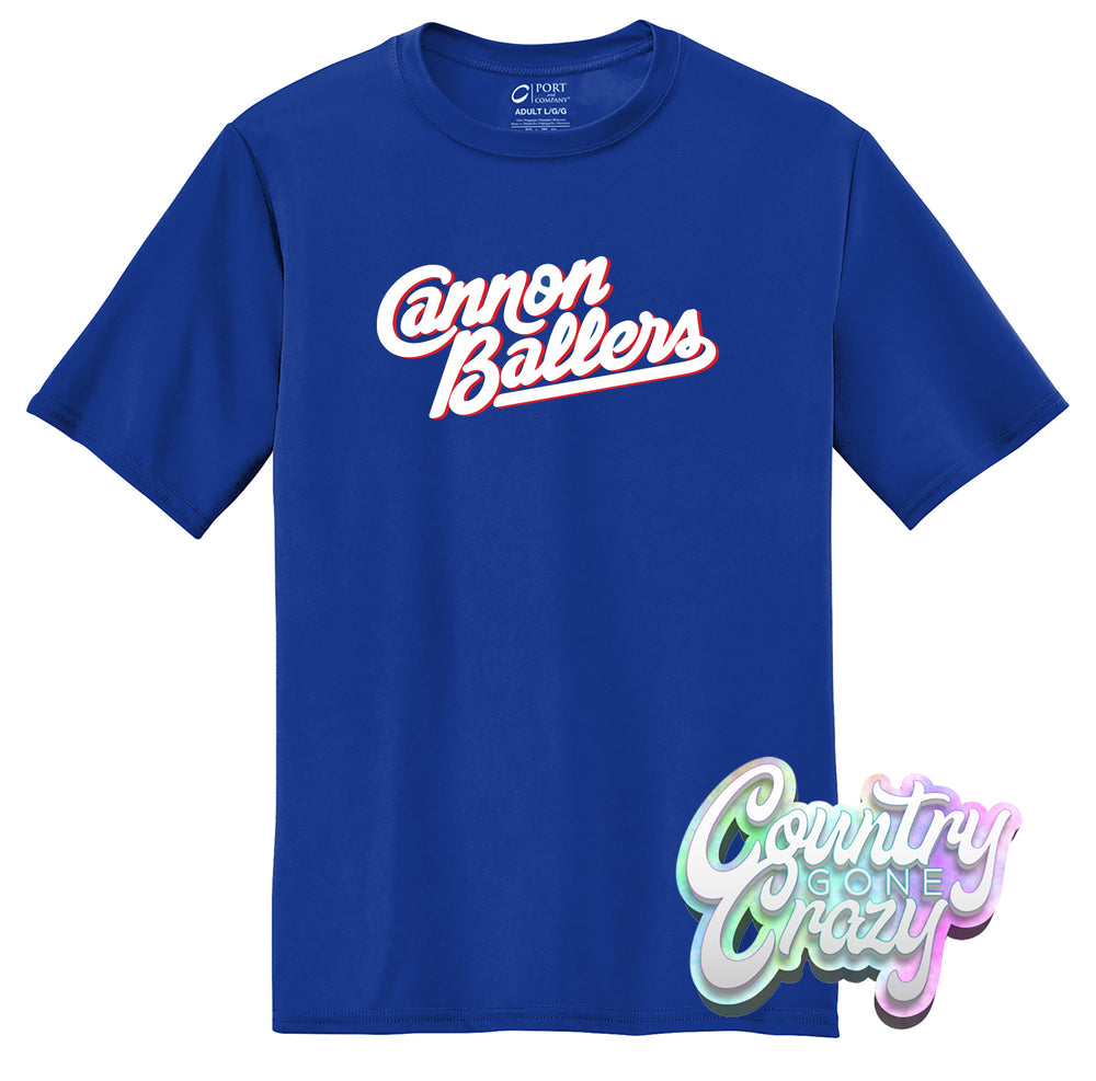 Cannon Ballers - Dry-Fit T-Shirt-Port & Company-Country Gone Crazy