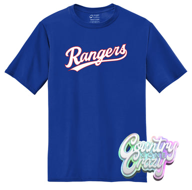 Texas Rangers - Dry-Fit T-Shirt-Port & Company-Country Gone Crazy