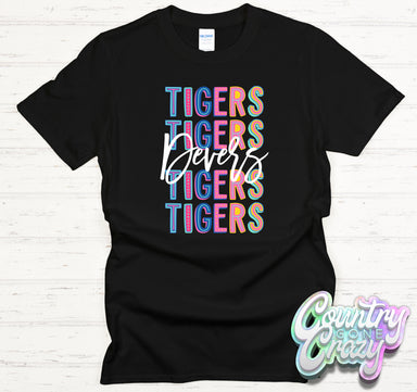 Devers Tigers Fun Letters - T-Shirt-Country Gone Crazy-Country Gone Crazy