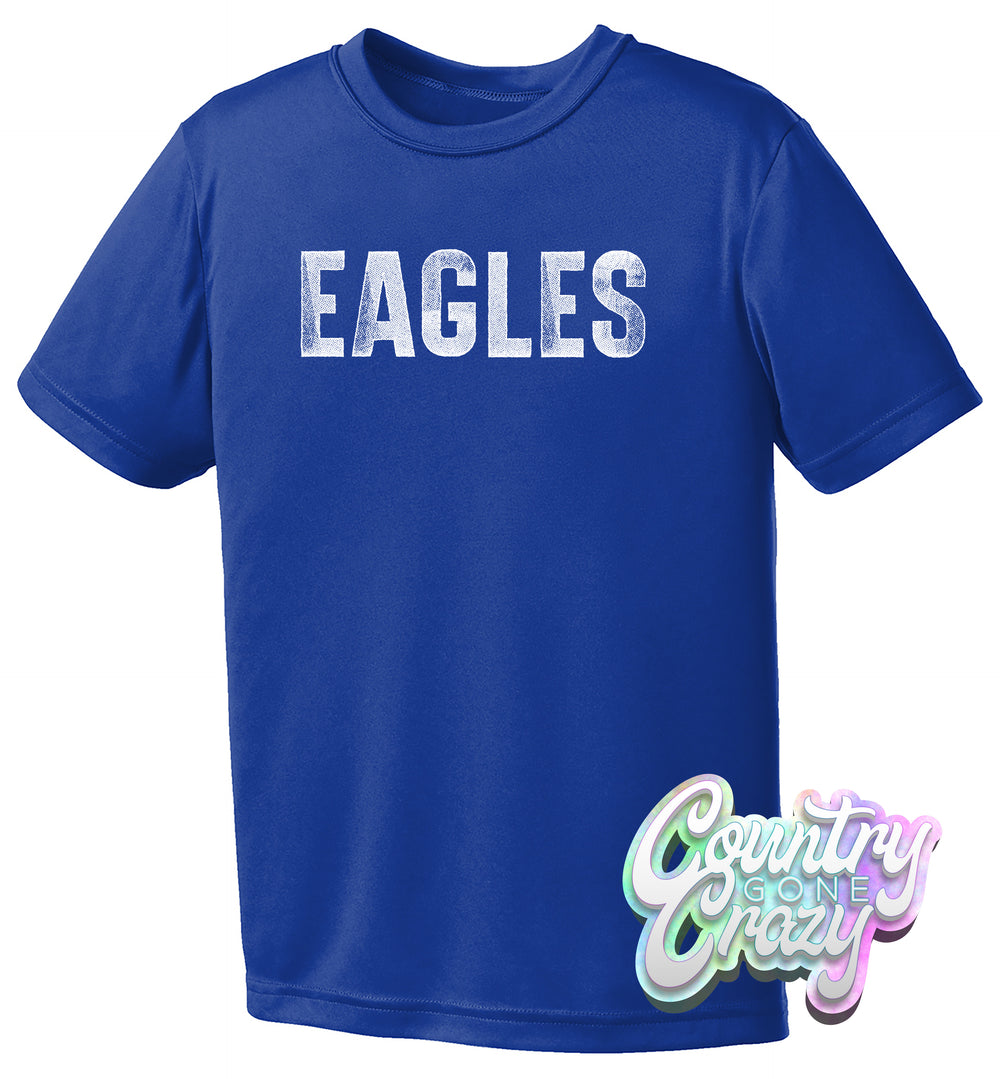 EAGLES Distressed - Dry-Fit-Port & Company-Country Gone Crazy