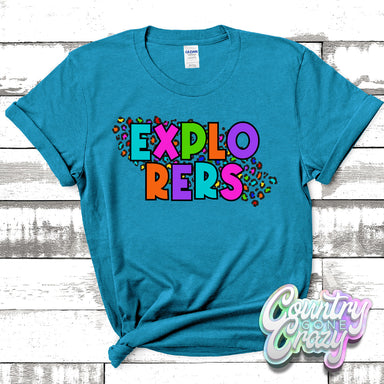 Explorers Colorful Leopard T-Shirt-Country Gone Crazy-Country Gone Crazy