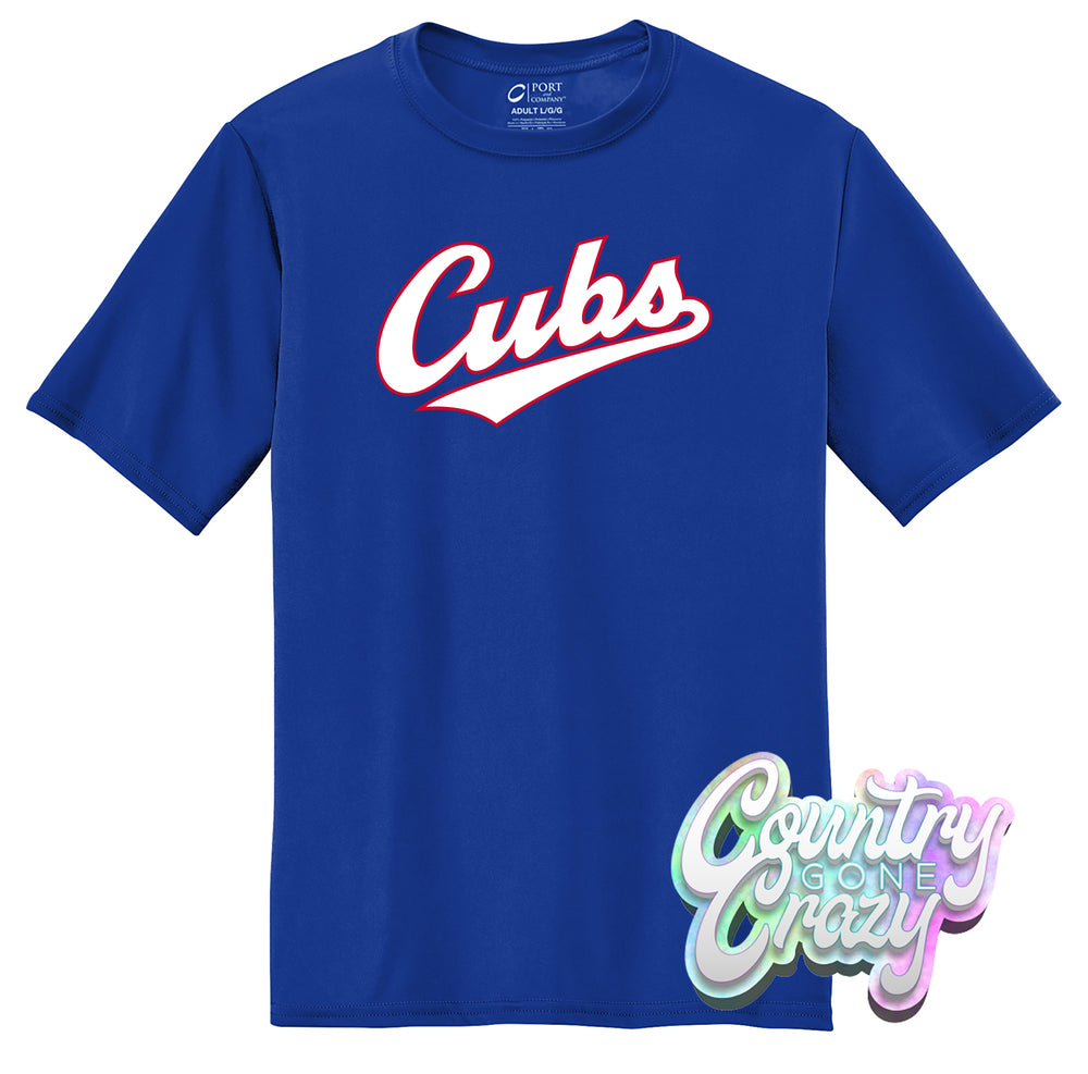 Chicago Cubs - Dry-Fit T-Shirt-Port & Company-Country Gone Crazy