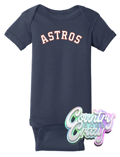 Houston Astros Onesie-Rabbit Skins-Country Gone Crazy