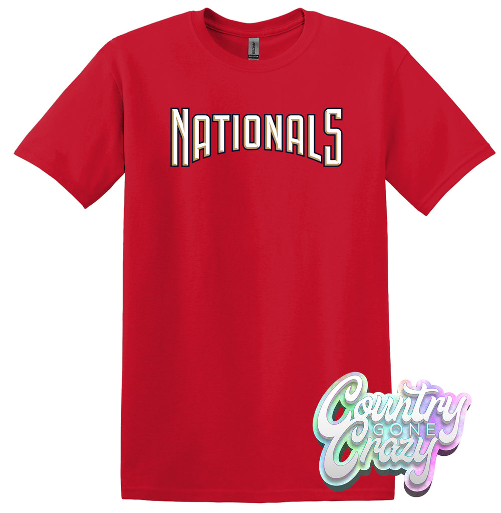 Washington Nationals T-Shirt-Country Gone Crazy-Country Gone Crazy