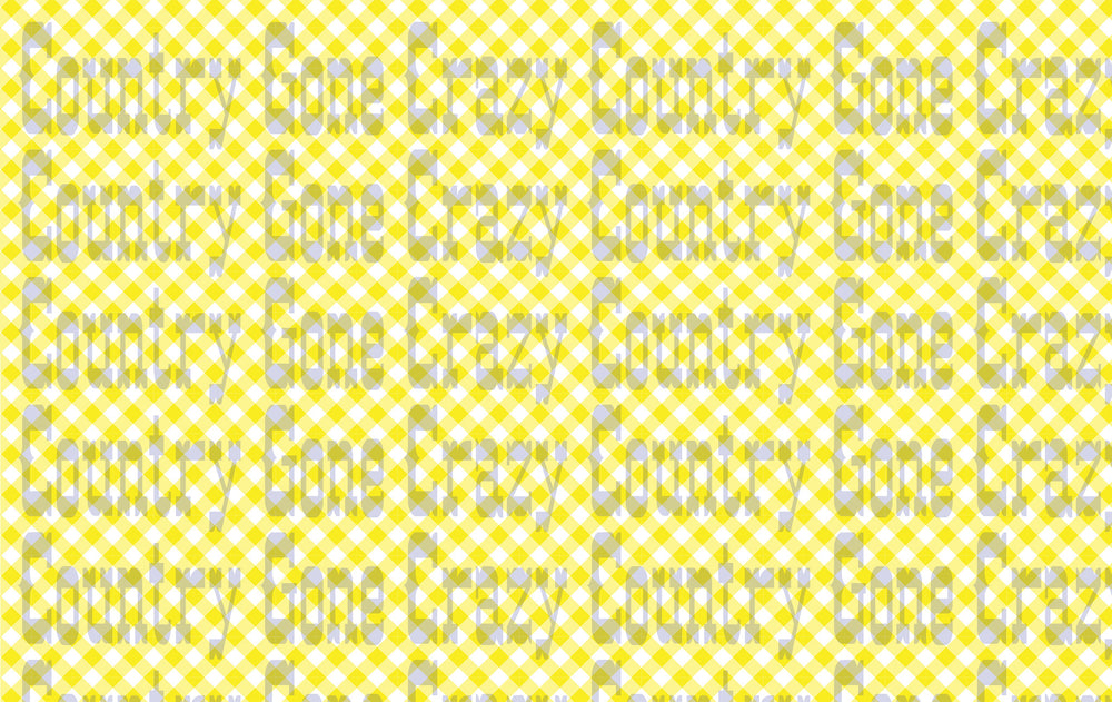 GI002 - Yellow Gingham-Country Gone Crazy-Country Gone Crazy