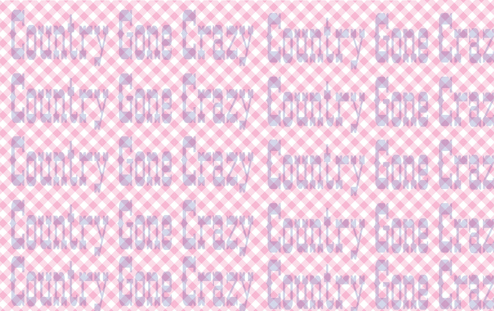 GI004 - Pink Gingham-Country Gone Crazy-Country Gone Crazy