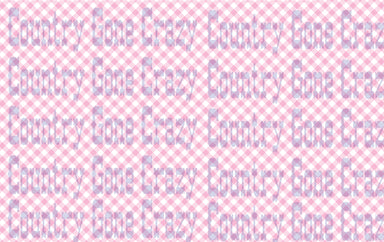 GI004 - Pink Gingham-Country Gone Crazy-Country Gone Crazy