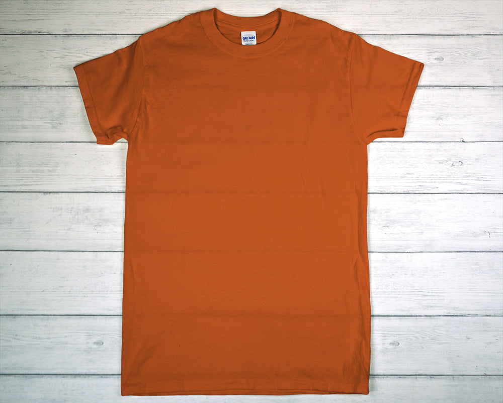 Texas Orange - Adult Ultra Cotton T-Shirt-Gildan-Country Gone Crazy