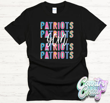Goose Creek Memorial Patriots Fun Letters - T-Shirt-Country Gone Crazy-Country Gone Crazy
