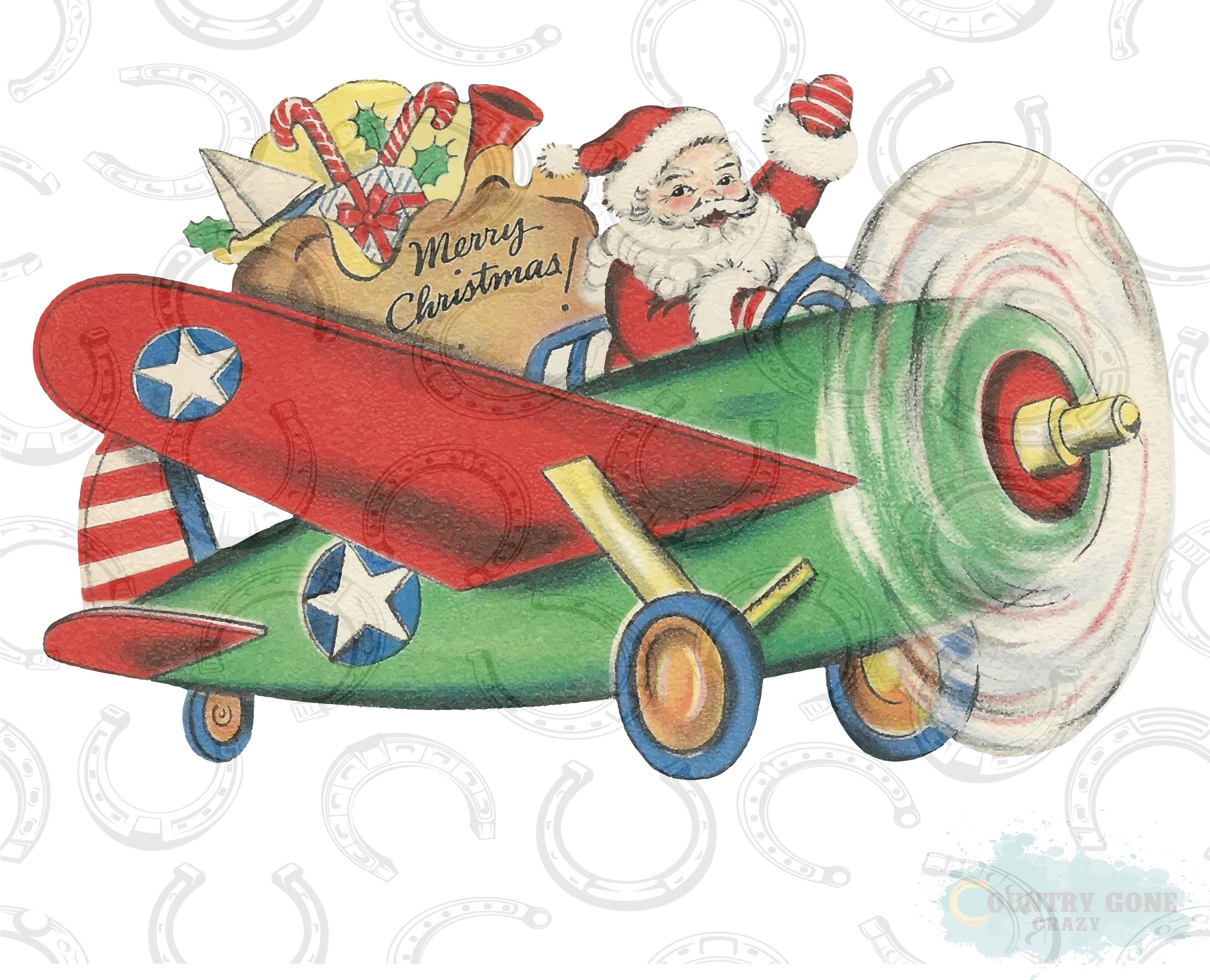 HT080 • Santa in Airplane-Country Gone Crazy-Country Gone Crazy