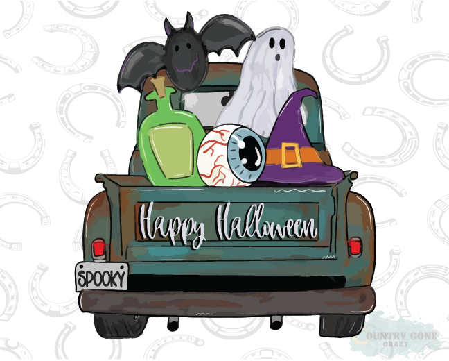 HT1095 • Happy Halloween Truck-Country Gone Crazy-Country Gone Crazy