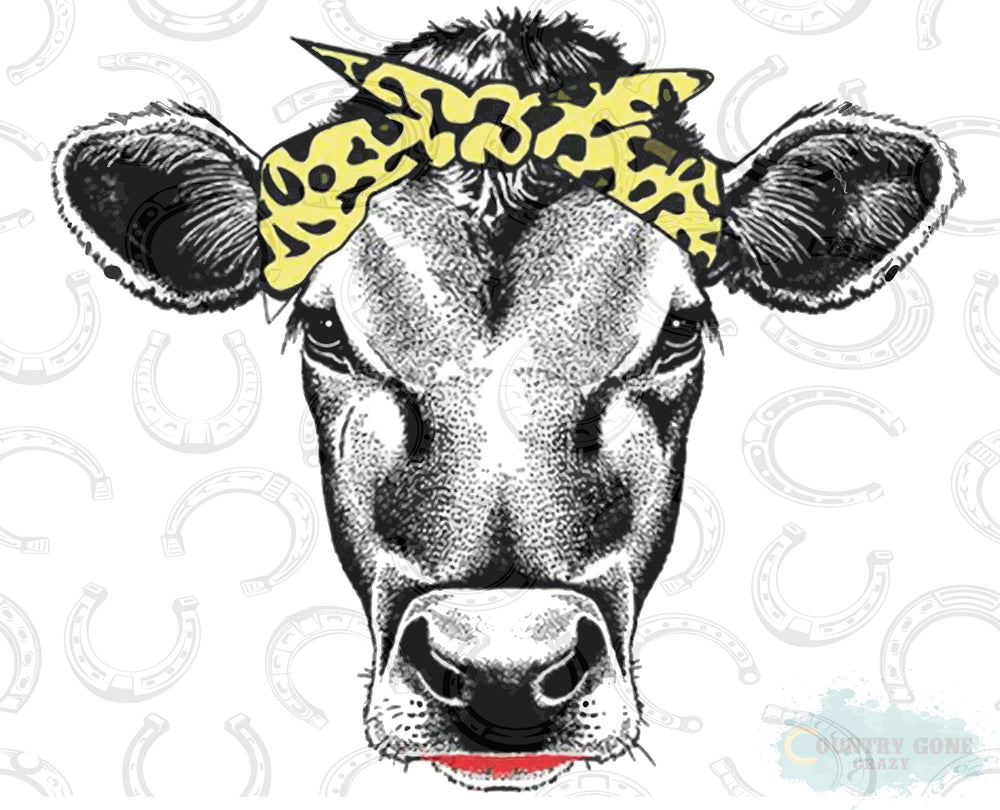 HT149 • Cow with Bandana-Country Gone Crazy-Country Gone Crazy
