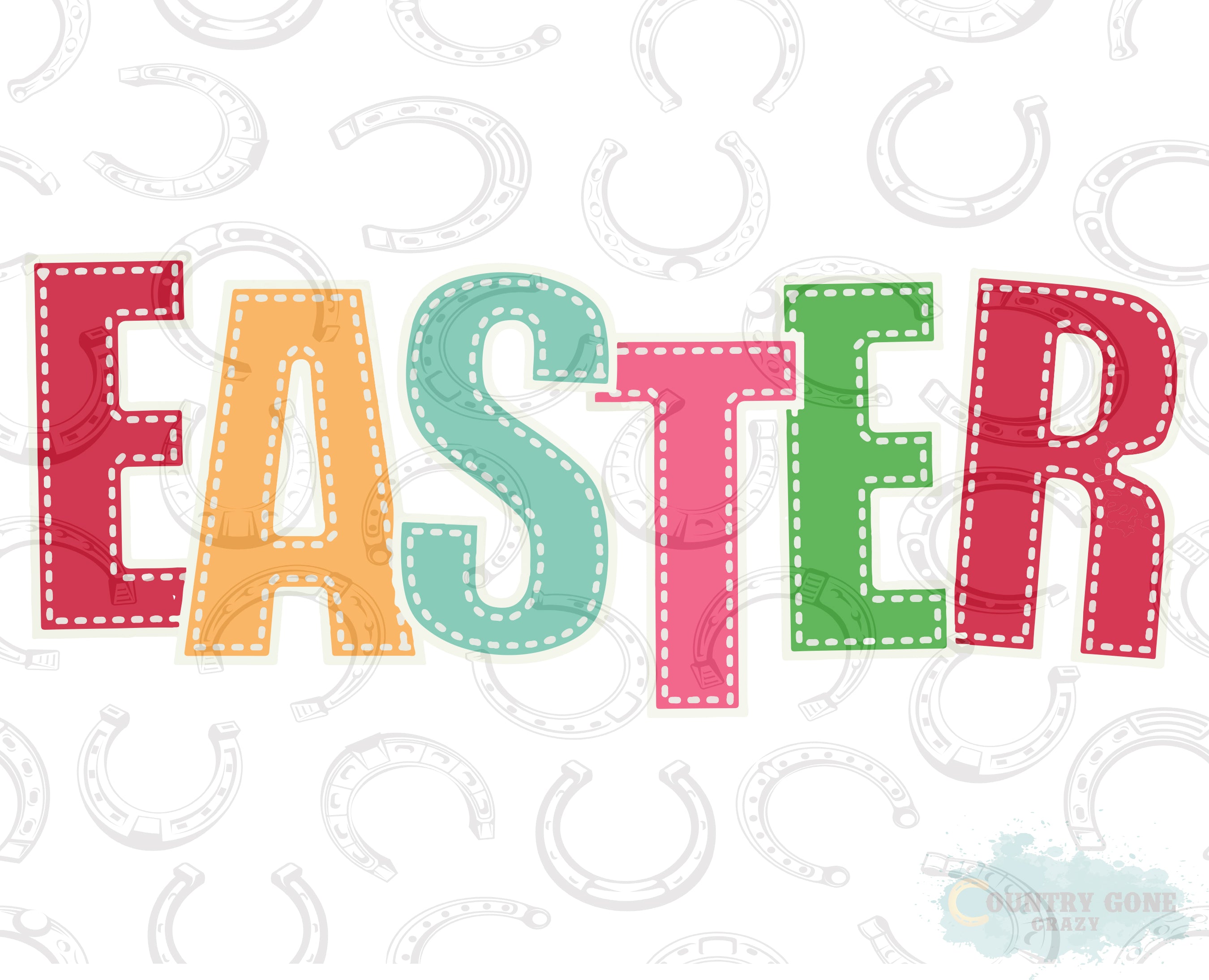HT165 • Easter Letters-Country Gone Crazy-Country Gone Crazy