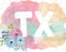HT174 • TX Floral-Country Gone Crazy-Country Gone Crazy