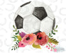 HT190 • Floral Soccer Ball-Country Gone Crazy-Country Gone Crazy