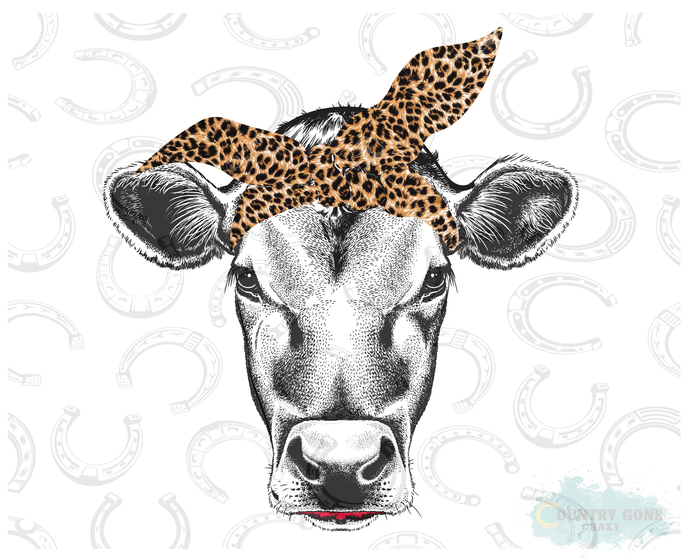HT217 • Cow Leopard Bandana-Country Gone Crazy-Country Gone Crazy